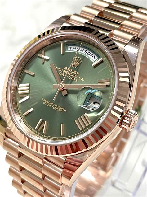 rolex rose gold gems|rolex day date 40 228235.